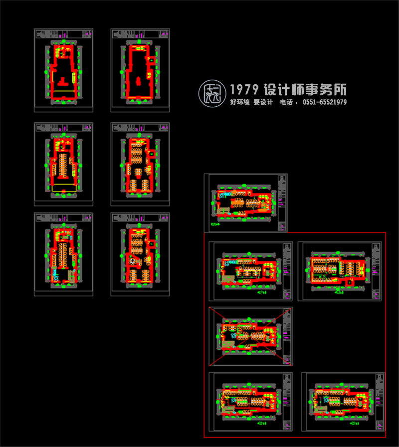 合肥瑤海公園避風港網(wǎng)咖設計平面圖